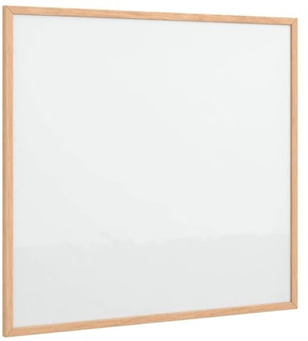 vidaXL Magnetisches Whiteboard mit massivem Kiefernholzrahmen 60x55 cm, Whiteboard magnetisch, Weißwandtafel magnetisch, Magnettafel, Weißwandtafel