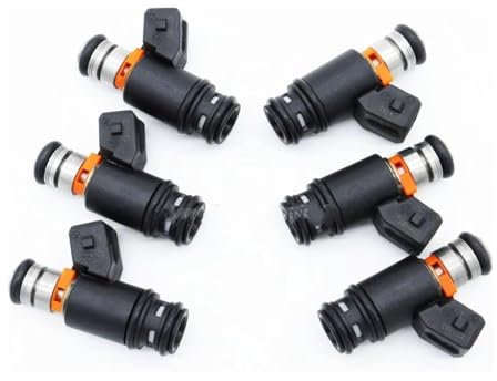 Einspritzdüsen FÜR VW FÜR AFP VR6 28 FÜR AES FÜR Euro FÜR Van FÜR G&olf FÜR J&etta Kraftstoff Injektor 021906031D 6X IWP022 Kraftstoff Spray Düse