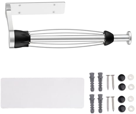 Küchenrollenhalter Ohne Bohren, Einhandreißen Selbstklebend Küchenrollenhalter, Für Unterschrank Wand Küche Bad, Küchenutensilien Aufbewahrung & Organisation(Silber)