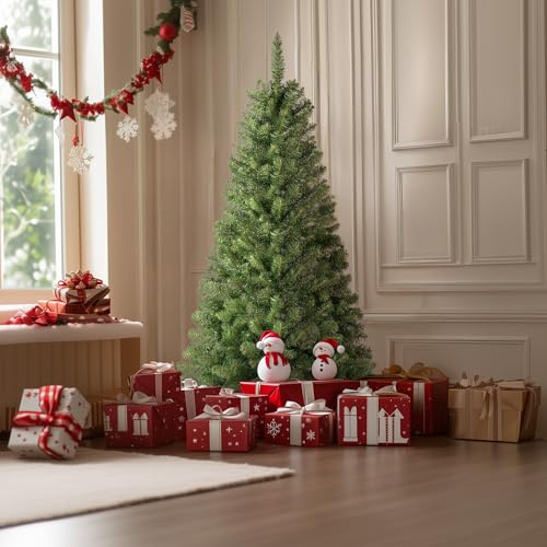 OasisCraft Künstlicher Weihnachtsbaum,Tannenbaum künstlich,Christmas Tree,Kunstbaum Weihnachten 150cm, Weihnachtsdeko