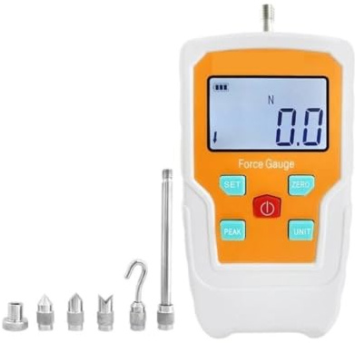 Dynamometer, Portable Digital Force Gauge with Backlight- Push Pull Gauge N Kg Oz(3N)