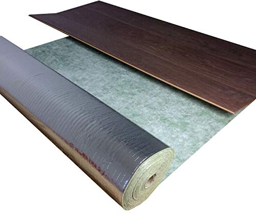 10 m² |Trittschalldämmung uficell® TOPSONIC AKUSTIC ALU - 3 mm stark - Trittschallverbesserung 22 dB - TOP geeignet bei Fußbodenheizung (3 mm Stärke, 10 m² / Rolle)