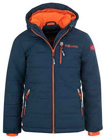 Trollkids Kids Hemsedal Snow Jacket XT 116, Mystic Blue