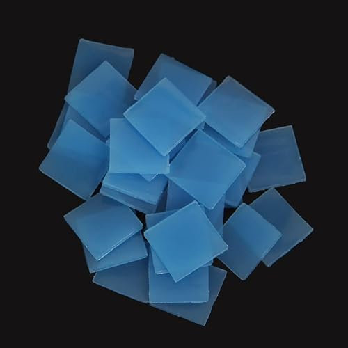 Diamantmalerei-Zubehör, Diamant-Stickerei, Kleber, Ton, Daimond, Malerei, Wachs, Schlamm, 2 x 2 cm (blau, 5 Stück)