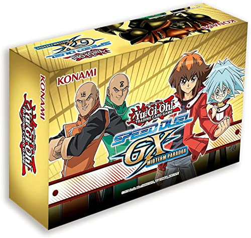 YuGiOh! Speed Duel GX: Midterm Paradox Mini-Box | DEUTSCH - 1. Auflage | Yu-Gi-Oh! Karten NEU & Arkero-G 100 Small Soft Sleeves japanische Kartenhüllen