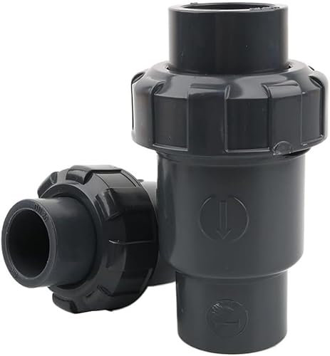 Clapet anti-retour, clapet anti-retour unidirectionnel, clapet anti-retour 20 25 32 40 50 mm, adaptateur d'aquarium de clapet anti-retour unidirectionnel en PVC, joints de tuyau d'eau d'irrigation de