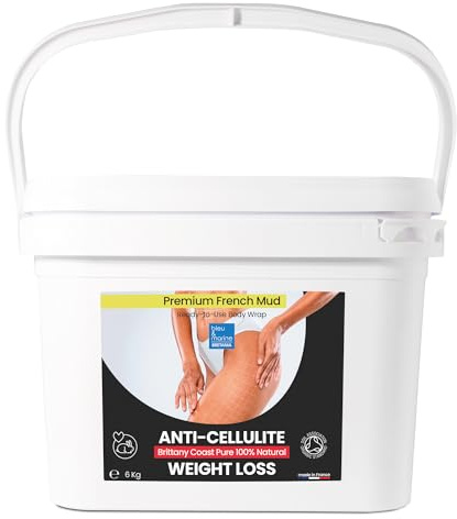 Barro de Algas Anticelulitico: Combate Celulitis y Flacidez Corporal. Efecto Reafirmante y Resultados Visibles. Fango Profesional SPA Tratamiento de Choque - Ready To Use - 6000 g 6 kg