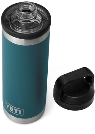 YETI Rambler 530 ml Flasche, vakuumisoliert, Edelstahl mit Trinkverschluss, Agave Teal