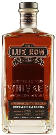 Lux Row Four Grain Bourbon Whiskey | Blend aus 2 Single Barrel Whiskeys | Inensive Noten von Karamell, Vanille, Zimt & Zitrusfrüchten | 1 x 700ml
