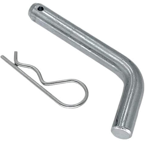 Hitch Pin, perno di traino, perno di traino ad alte prestazioni in zinco – Morsetti riutilizzabili, gancio per trattore, serratura di bloccaggio R per Nedicle Truck Towing