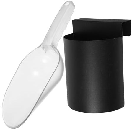 UTHCLO Multifunktionale Eisschaufel Und Getreideschaufel Mit Organizer Ergonomisch Geformt Abs Und Eisen Für Eiswürfel Snacks Mehl Nüsse Küchen Gastroeinsatz