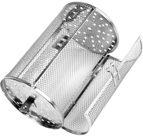 Abaodam Cage De Rotative Acier Inoxydable pour Cuisson De Noix Cage Résistante à Usure pour Four Électrique Rotation à Degrés