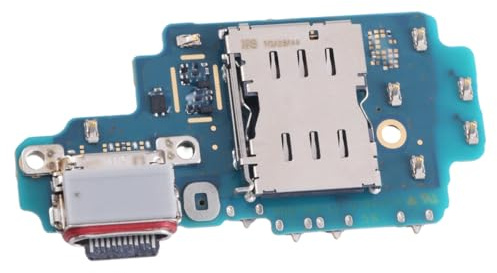 OnlyTech - USB-C-laddningskontakt, SIM-kortläsare, antenn och mikroersättning för Samsung Galaxy S24 Ultra SM-S928B (europeisk version)
