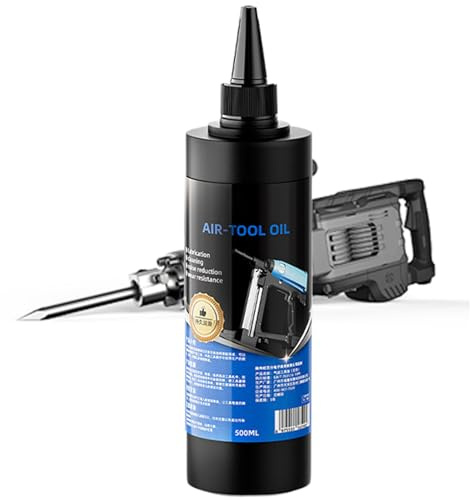 Huile pour compresseur d'air, huile industrielle pour compresseurs - Graisse anti-corrosion et réduction du bruit 500 ml pour usage automobile et