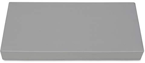SuperKissen24. Cojín Colchón para Palet Sofá Banco 80x40 cm Asiento Cómodo e Impermeable para Muebles Terazza Exterior - Grigio