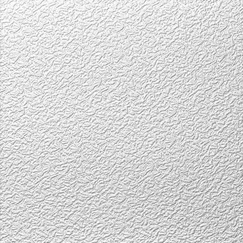 Pannello Polistirolo Decorativo per Soffitto e Parete effetto 3D Isolante Termico spessore medio 8mm dimensioni 50x50cm, Confezione da 10mq (40 pannelli) Colla per Polistirolo Pannelli inclusa (B005)