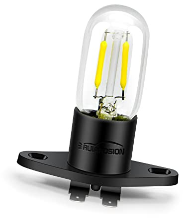 Ruiandsion Z187 Base LED Microwave Lamp Bulb 125V 110V-130V for Universal Pear Oven Lamp, White