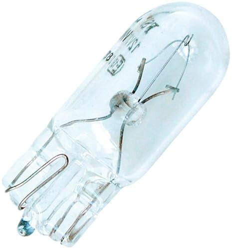 20x T10 W5W 12V 5W sin Casquillo para Coche – Base W2.1x9.5d para Luz de Posición, Matrícula, Interior y Cuadro – Iluminación Automoción para Salpicadero, Panel y Tablero