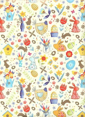 ARKRAFT Geschenkpapier Set 3 Blatt XXL 90 x 65 cm Kunststofffreie Verpackung Papier FSC (18-9338)