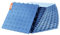 VEVOR Dalles de Garage emboîtables, Lot de 50, carrelage PP de revêtement de Sol Garage, 305 x 305 x 13,4 mm, Texture Double Face antidérapante, pour garages, sous-sols, ateliers de réparation, Bleu