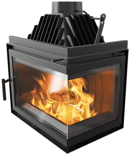 KRATKI Camino a legna in ghisa SIMPLE destra 15 kW Ø 200