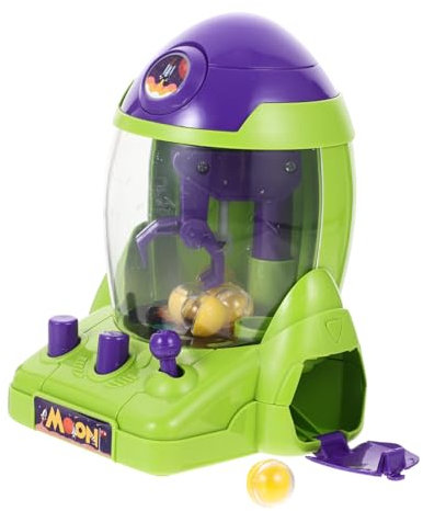 GLSTOY Mini Claw Machine Ball Catch Toy Tragbare Manuelle Rocket Ball Catching Maschine Kompaktes Desktop-Spielzeug Für Interaktives Greifer Automat Kinderspielzeug Ab Jahren Wiederverwen