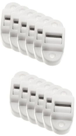 Sosoport 2sets Mini Belt Guide Plastic Roller Belt for Roller Brush to Block Air Circulation 6pcs*2
