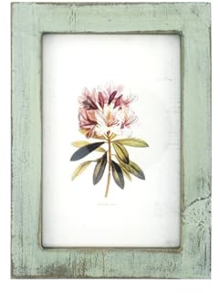 Wuuooei Fotorahmen Holz Vintage 9 x 13 cm, Holzrahmen Holz, Kleine Bilderrahmen Tisch Bilderrahmen Rustikal Vintage Wand- und Tischbilderrahmen für Familie, Freunde, Hochzeitsgeschenk (Shabby Grün)