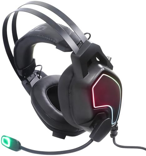 Générique Casque Gaming, Microphone Anti-Bruit, Bons Effets sonores pour Une expérience de Jeu agréable