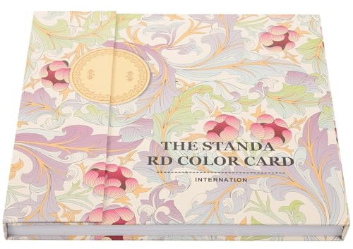 IWOWHERO Nail Colour Display Book, 120-Colour Sample Chart, White ABS Pet, Nail Art Palette