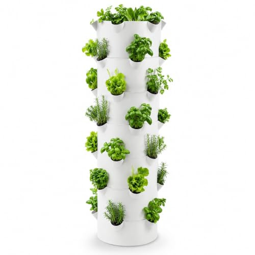 Baannaww Tour hydroponique 10 Niveaux Herbes Balcon terrasse Jardin