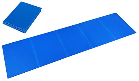 ORIENTE SPORT Tappetino Pieghevole Basic per Pilates, Ginnastica Dolce, Meditazione, Rilassamento - Dimensioni 183x50 cm - Spessore 0,7 cm