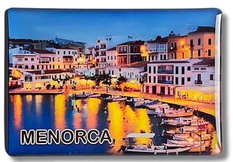 Imán para nevera de Menorca, Baleares, España Souvenir Magnet 270303