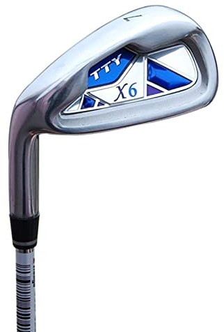 Kvinnor Damer Kvinnliga Flickor Herr Singel Vänsterhänt 7 IRON Regular Flex för nybörjare. 7 Iron Golf Club Stål eller kol