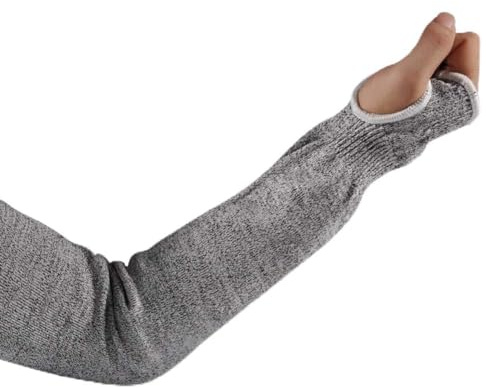 Mangas Resistentes A Cortes, Mangas Para Brazos Para Hombres Y Mujeres, Mangas Para Jardinería Y Soldadura Con Orificio Para El Pulgar, Protectores De Brazos Anticortes Y Resistentes A La Abrasión Par