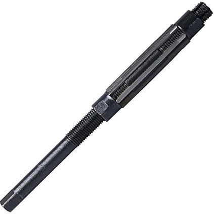 KIRANDY 1PC Einstellbare Handreibahle, HSS Legierter Stahl Reibahle Handreibahle Maschinenschneidwerkzeuge(15.25-17)