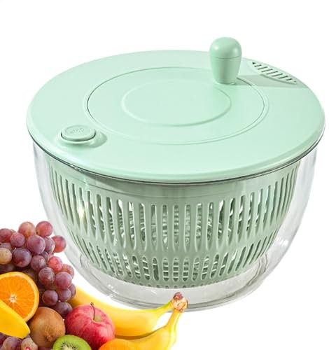 Drying Spinner Salad Spinner Dryer Kitchen Pump Spinner Pasta Water Strainer Chips Water Spinner Multifunctional Kitchen Gadgets Tyre Conditioners Transparent Salad Spinner Crispier
