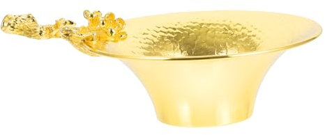 DECHOUS 1pezzi Filtro per Tè in Rame di Colino da Tè Design Fiore di Prugna Imbuto per Infusore per Utensili per Kung Fu Resistente alle Alte Temperature