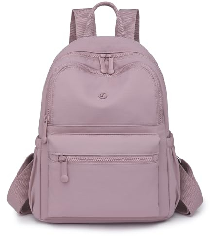 YUESITE Zaino da donna, impermeabile, in nylon, casual, da donna, elegante, borsa a tracolla, zaino da viaggio, per viaggi, scuola, lavoro