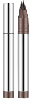 Lápiz Líquido Para Cejas,Lápiz Multifunción con Puntas Múltiples para Microrelleno - Suministros de Belleza Antimanchas y Larga Duración, Pluma para Cabello Impermeable para Sesiones de Fotos