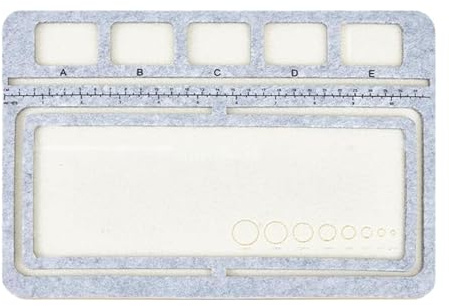 UxicRuya Filzperlenmatte mit Fächern, Tablett mit Weicher Oberfläche, Perlenmatte für Kunst Und Handwerk, Halsketten Und Schmuckherstellung, 29cmx20cm