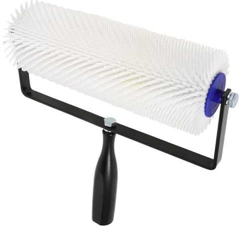 COLLBATH Self Leveling Screed Spiked Roller Bubble Removal Tool for Cement Floors Use Epoxy Floor Paint Roller Brush for Smooth Surface Coverage and Air Bubble Elimination