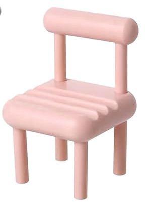 NIEBYI Soporte para teléfono celular de mini silla, color caramelo, soporte para teléfono móvil multiángulo, compatible con todos los teléfonos móviles, material de polipropileno y bien hecho