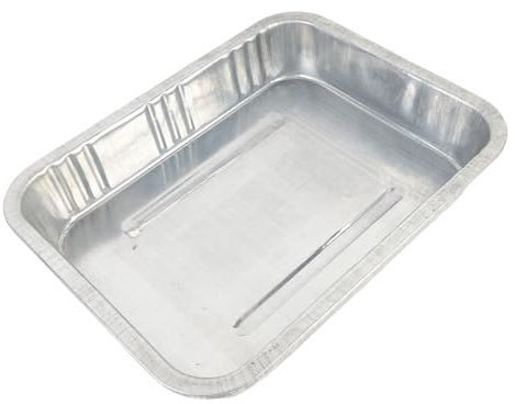 MasYosh Ölauffangwanne, 13 L Fassungsvermögen, Verzinkte, Rostfreie Ölwechselwanne für Autos und Motorräder, mit Stabiler Basis und Leichtem Design, 19,09 X 14,96 Zoll