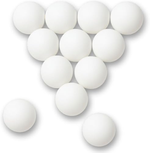 SACREDHAVEN Beer Ping Pong Balls White Table Tennis Pack of 12 | Lightweight, Durable, Seamless Design, Beer Pong Game, Multi-Use