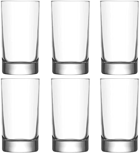 technic24 LAV 6er Set Wassergläser Wasserglas Trinkglas Gläser Füllmenge 150 ml Saftgläser spülmaschinenfest