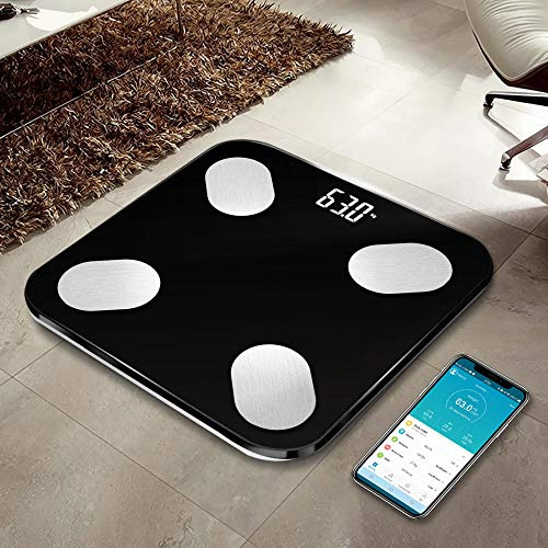 bilancia impedenziometrica bilancia pesa persona bilancia cucina bilancia pesa persona digitale Digitali con App BMI bilancia bilanciapesapersone-Spagna_nero