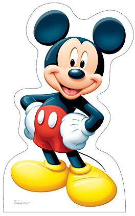 Cardboard People Mickey Mouse Life Size Cardboard Cutout Standup
