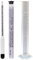 Alcohol Meter Spirit Meter 0-100% Measures Alcohol in Distilled Spirit Hydrometer 23cm Including 100ml Trial Sampling Jar