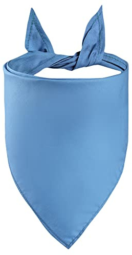 Petitebelle Hundehalstuch, einfarbig, Blau, Größe L